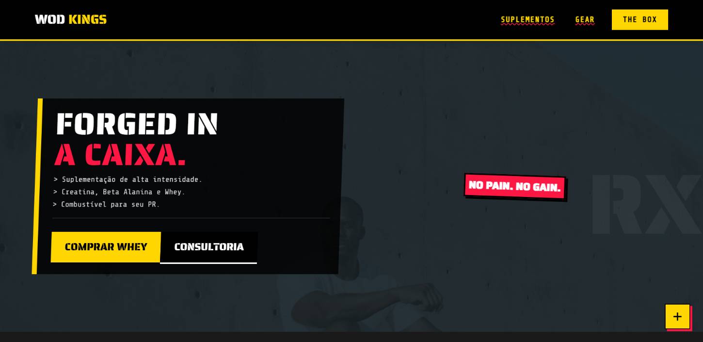 Loja Suplementos - Modelo 03